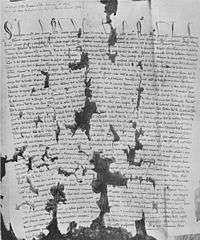 Barons' Letter, 1301, exemplar B