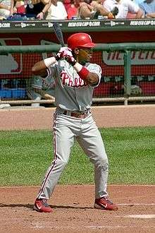 Jimmy Rollins at the plate