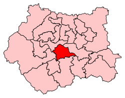 A medium-sized constituency located in the centre of the county.