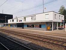 Thalwil, one of the stations on the line.