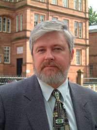 Bill Speirs in July 2001 outside Scottish TUC headquarters in Glasgow, Scotland