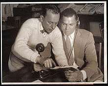 Photograph of Billy DeBeck with Jack Dempsey