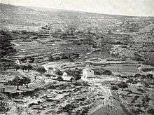 Battir's ancient terraces, 1893