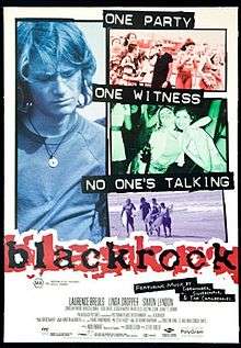 Theatrical poster for Blackrock