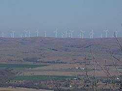 Wind turbines in Southwest Oklahoma