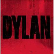 A crimson background with "DYLAN" written in black
