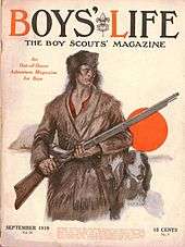 The cover of the September 1919 issue of Boys' Life