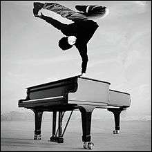 Ji Liu break dancing on the piano