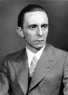photograph of Joseph Goebbels from the German Federal Archive
