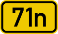 Bundesstraße 71n number.svg