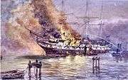 Burning of the Wellesley