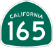 State Route 165 marker