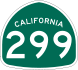 State Route 299 marker
