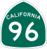 State Route 96 marker