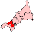 A small constituency. It is situated in the south west of the county, although it borders another constituency located further south west.