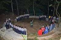 Camp fire circle