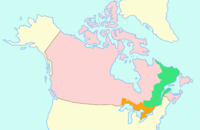 Map of the Canadas