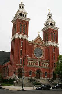 The Romanesque Revival style Cathedral of Our Lady of Lourdes in Downtown Spokane