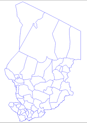 Former departments of Chad