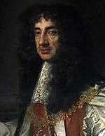Portrait of King Charles II of England, in the robes of the Order of the Garter