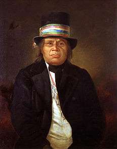 Portrait of Menominee Chief Oshkosh