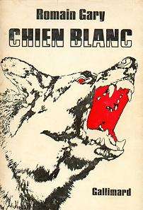Book cover showing the head of a dog with jaws open