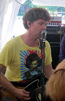 Chris Brokaw performing with The Lemonheads in Boston 2014