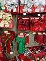 Christmas decorations in a store wreaths and bows 6.jpg