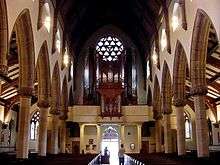 View of the interior of Christ Church Cathedral
