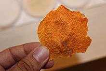 Dried mandarin peel