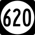 State Route 620 marker