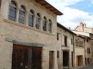  Romanesque house in Cluny.