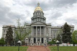 Colorado State Capitol, part of the historic district
