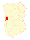 Map of Alto Hospicio commune in Tarapacá Region