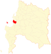 Location of Coronel commune in the Biobío Region