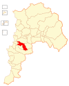 Location of the Limache commune in the Valparaíso Region