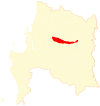 Location of the Pemuco commune in the Biobío Region