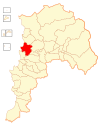 Map of the Puchuncaví commune in the Valparaíso Region