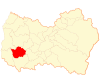 Map of Pumanque commune in O'Higgins Region