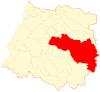 Location of the San Clemente commune in the Maule Region