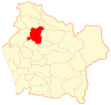 Location in the Araucanía Region