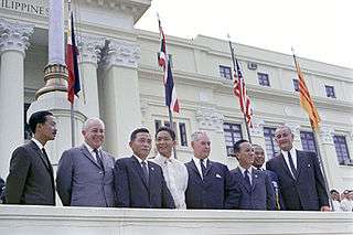 A picture of a few SEATO nation leaders in Manila in 1966
