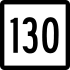 Route 130 marker