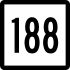 Route 188 marker