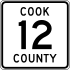 County Road 12  marker