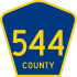 County Route 544  marker