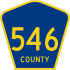 County Route 546  marker