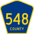 County Route 548  marker