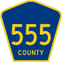 County Route 555  marker