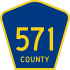 County Route 571  marker